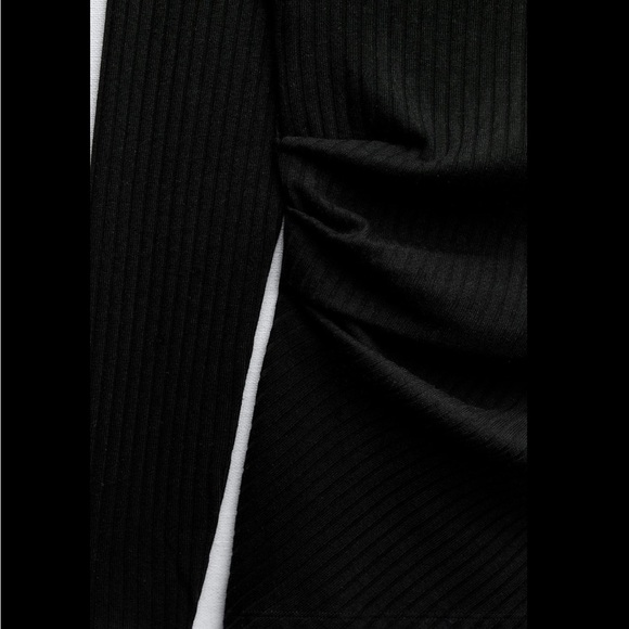 ASYMMETRIC RIBBED TOP - Picture 4 of 4